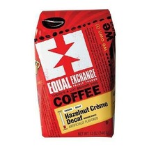 Equal Exchange Conventional Coffee Hazelnut Creme Decaf Packaged Ground ... - $21.75