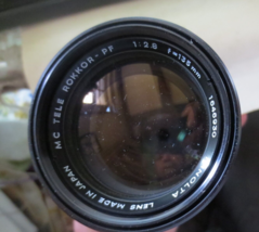 Minolta MC Tele ROKKOR PF 1:2.8 135mm Camera Lens - £43.83 GBP