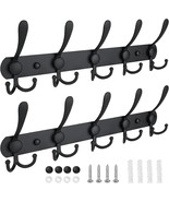 The Ticonn Wall Mounted Coat Rack, Available In Two Packs, Features Five... - €29,27 EUR