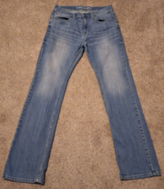 Cody James Men&#39;s Sz 34x33 Medium-Wash Straight Leg Denim Western Stretch Jeans - £20.60 GBP