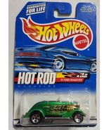 Hot Wheels '33 Ford Roadster [Green] Hot Rod Magazine 5 Spoke Wheels - $8.00
