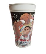 Dream Team USA Patrick Ewing NBA Beverage Cup New York Knicks Vintage 90... - £10.97 GBP