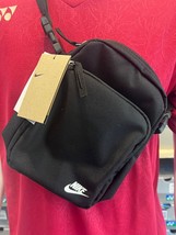 Nike Unisex Sportswear Heritage Crossbody Bag Casual Shoulder Black DB04... - £28.95 GBP