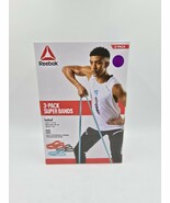 Reebok Super Band Kit 3-Pack, 1 Light, Medium and Heavy Resistance Band ... - $34.71 CAD