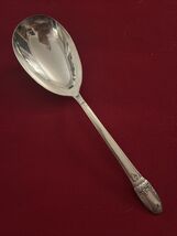 Vtg Solid Casserole Spoon First Love 1847 Rogers Bros  Silver Plate 9” - $31.67