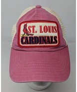 St Saint Louis Cardinals Trucker Mesh Baseball Cap Hat Cooperstown Patch... - £19.46 GBP