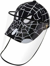 Unisex Kid&#39;s Spider-Man Black Baseball Cap Protective Detachable Shield ... - £7.71 GBP