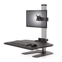 Innovative WNST-1-FS-M-BLK-124 Single Monitor Workstation - $811.80