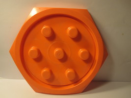 1970 Drive Ya Nuts Travel Game piece: Orange Game Board - £6.77 GBP