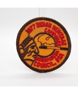 Vintage 1977 Boy Scouts BSA Norumbega Council Indian Heritage Camporee 3... - £26.99 GBP