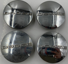 Dodge Rim Wheel Center Cap Set of 4 Chrome 2-3/8 inch OEM D04B37084 - $53.98