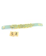 Fearless Snap Bracelet 8inch Boho Chic Green Gold Free Gift Box - $8.41