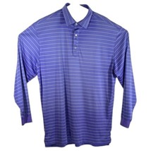 Footjoy Purple Polo Shirt Size XL Mens Long Sleeve FJ Golf ACC Embroider... - $49.50