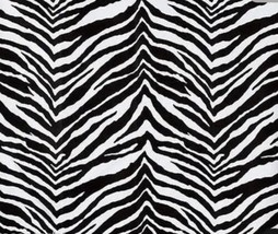 Creative Bath Zebra Fabric Shower CURTAIN/MATCHING Bath Rug BLACK/WHITE Nwt - £54.52 GBP