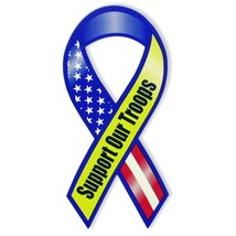 US Flag Store Support Our Troops Magnet, Red/White/Blue - $7.83