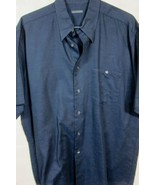 Bertone Germany Short Sleeve Dark Blue Austria Cotton-Linen Camp Shirt X... - £36.07 GBP