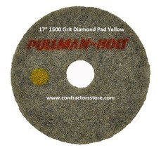 17&quot; Diamond Pad 1500 Grit for Marble, Concrete, Natural Stone, Terrazzo ... - $77.99