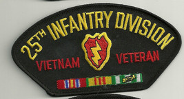 Army 25TH Infantry Division Vietnam Veteran Ribbon Embroidered Military Patch - £22.66 GBP