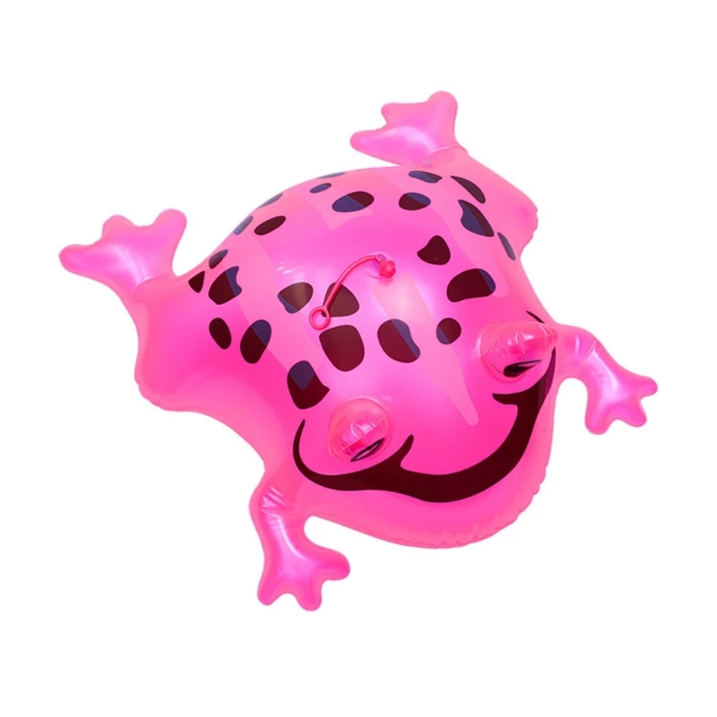 Cute Glowing-in-Dark Inflatable Frog Balloon Seaside Toy for Children Bathro - £12.28 GBP+