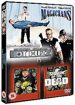 Shaun Of The Dead/Hot Fuzz/Magicians DVD (2008) Simon Pegg, Wright (DIR) Cert Pr - £14.00 GBP