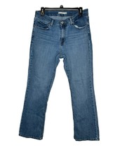 Levi&#39;s Women&#39;s Jeans Curvy Bootcut Mid-Rise Stretch Denim Faded Blue Plus Sz. 32 - £15.54 GBP