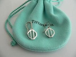 Tiffany &amp; Co Silver Picasso Zellige Dangling Dangle Earrings Gift Love Pouch - £373.63 GBP