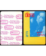 Diana Ross OTTO Cloth Backstage Pass from 1989 Workin&#39; Overtime Tour - £5.44 GBP