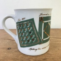 Vtg 1993 Virginia Mennonite Relief Sale American Quilting Squares Coffee Mug - £47.95 GBP