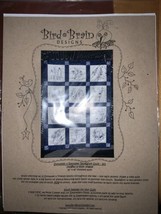 &quot;Snowmen &amp; Reindeer BlueWork&quot; Quilt Pattern - Bird Brain Designs #301 - £15.57 GBP