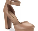 Sun + Stone Women Ankle Strap Sandals Estrella Size US 8.5M Nude Smooth - £39.10 GBP