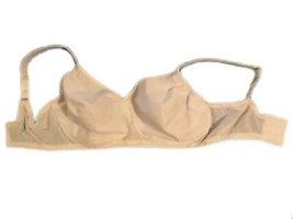 Glamorise Womens Plus Size Non-Padded Wirefree T-Shirt Bra Size 40C Color Beige - £31.15 GBP