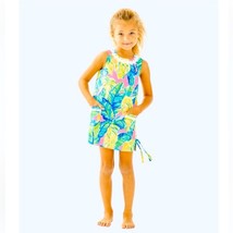 Little Lilly Pulitzer Local Flavor Dress Girl’s 7 Pink Green Resort Beac... - £6.23 GBP