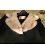 Vintage Black Ladies Dress Coat - £157.32 GBP