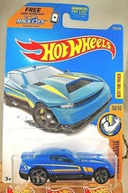 2017 Hot Wheels #193 Muscle Mania 10/10 D-MUSCLE Blue Variant w/Gray MC5 Spokes - £8.45 GBP