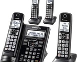 Panasonic KX-TGF544B  4 Handset 6.0 Cordless Phone with Digital Answerin... - $119.69