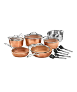 Gotham Steel Hammered Copper 15 Piece Cookware Set - $237.48