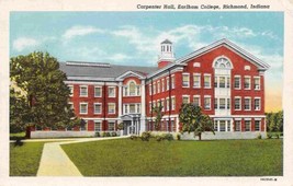 Carpenter Hall Earlham College Richmond Indiana 1950s postcard - £4.62 GBP
