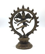 Vintage Handcrafted Brass India God Lord Nataraj Nataraja - Shiva Statue... - $95.08 CAD