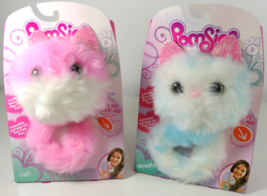 Pomsies Pinky And Snowball Interactive Electronic Plush Pom-Pom Pet Toy Pair - £10.68 GBP
