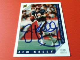 1992 Jim Kelly Hand Signed Original Autographed Nfl Card !! - £35.43 GBP