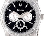 NEW* Bulova 96E115 Genuine Diamond Stainless Steel Quartz Watch MSRP $550 - £432.80 GBP