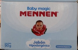3X BABY MAGIC MENNEN JABON PARA BEBE / BABY SOAP - 3 of 90g EACH - FREE ... - £11.37 GBP
