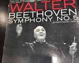 Bruno Walter: Beethoven Simfonia N º 5 &amp; 4 Álbum Raro - $227.58