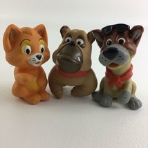 Disney Oliver &amp; Co McDonald&#39;s Finger Puppet Figure Toy Lot Dodger Vintage 1988 - £15.78 GBP