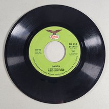 Red Sovine 45 RPM Vinyl Record Teddy Bear Daddy Starday Gusto 1976 7&quot; - £6.61 GBP