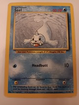 Pokemon 1999 Base Set Seel 41 / 102 NM Single Trading Card - £7.84 GBP