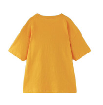Zara Básico Brillante Naranja Neón Camiseta Mujer Talla Grande Nuevo - $11.88