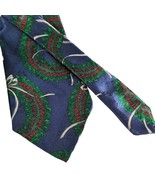 Vtg Hallmark Men&#39;s Christmas Wreath Satin Neck Tie, SpecialTies Made USA... - $21.08 CAD
