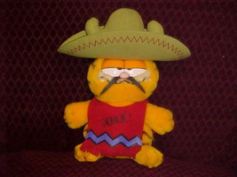 11&quot; Garfield Senor Plush Toy From Dakin 1981 Rare As Is Condition - £78.63 GBP