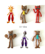 Action Figure 6pc Set Five Nights At Freddy Sundrop Moondrop Huggy Wuggy... - £17.12 GBP